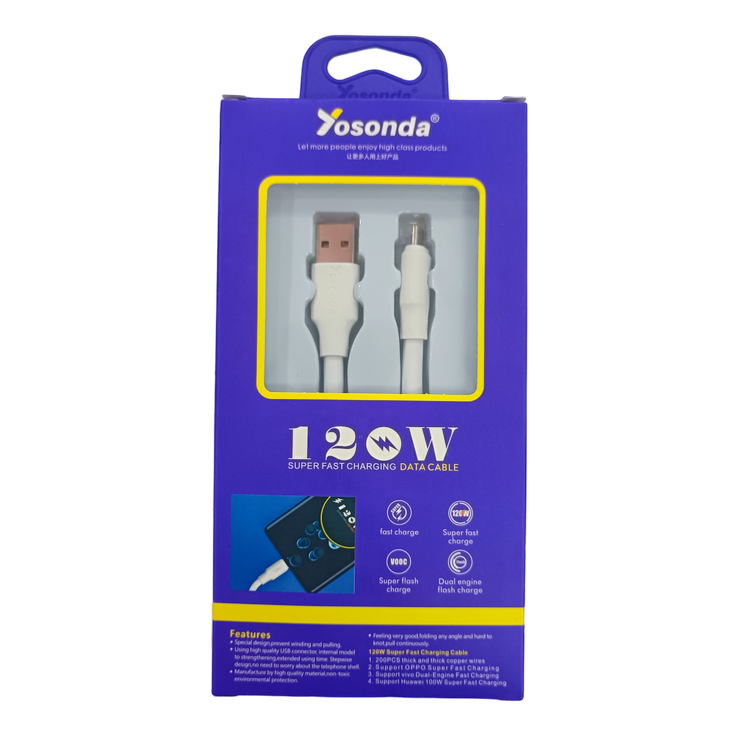 کابل شارژ micro برند yosonda yxd-j13