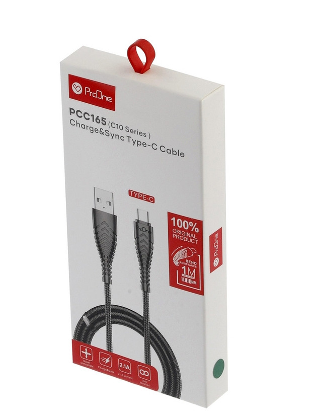 کابل تبدیل USB به Type-C پرووان مدل PCC165C-C10 طول 1 متر