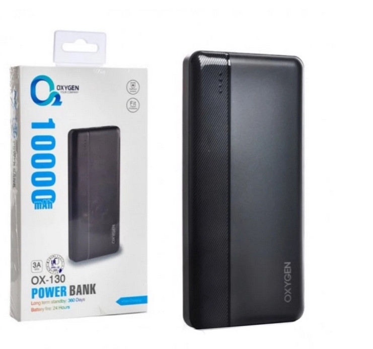 پاوربانک اکسیژن مدل OX-130 ظرفیت 10000 میلی آمپر