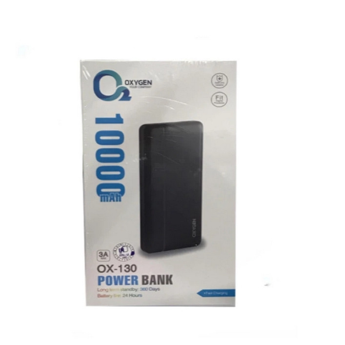 پاوربانک اکسیژن مدل OX-130 ظرفیت 10000 میلی آمپر